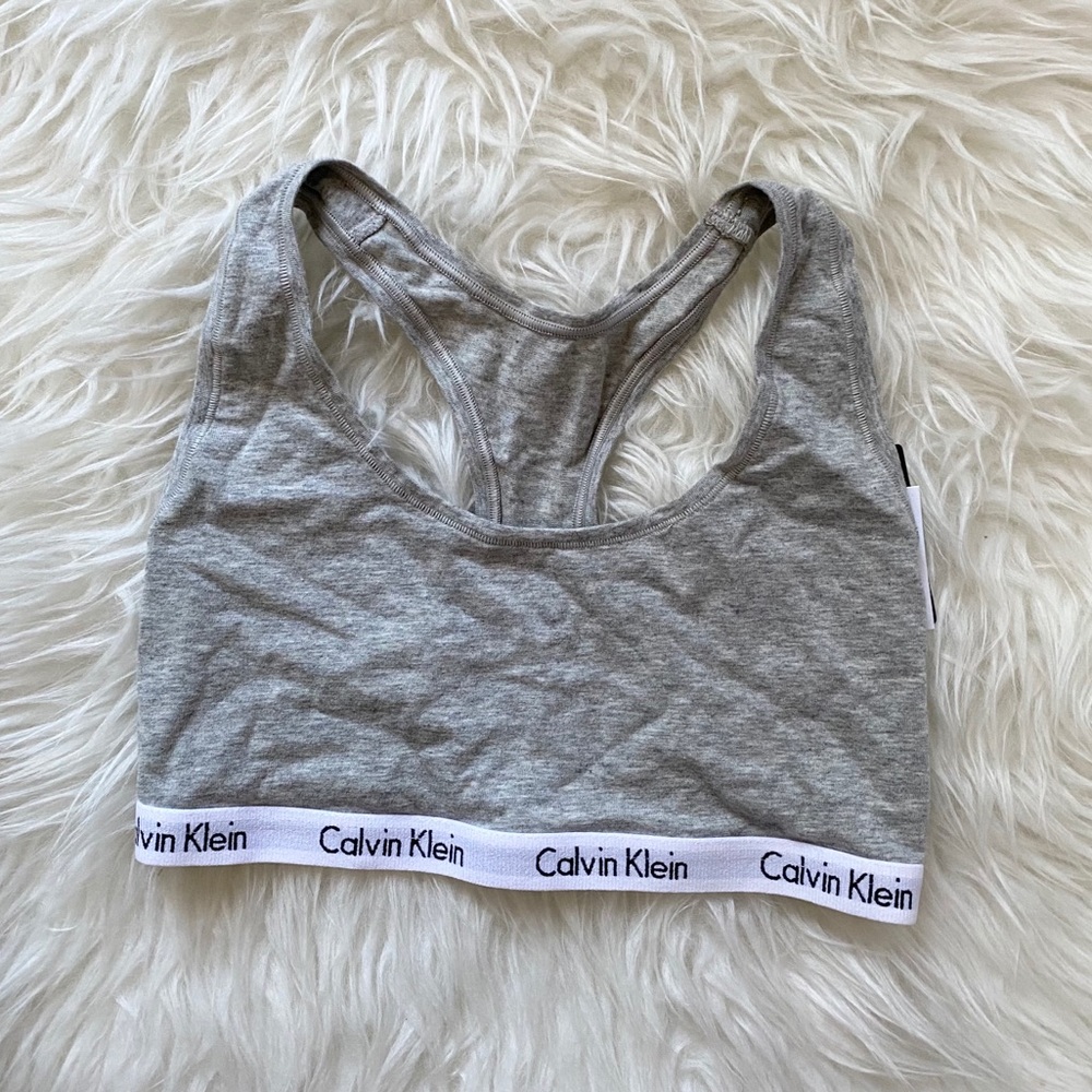 NEW Calvin Klein Bralette in Grey Size Small